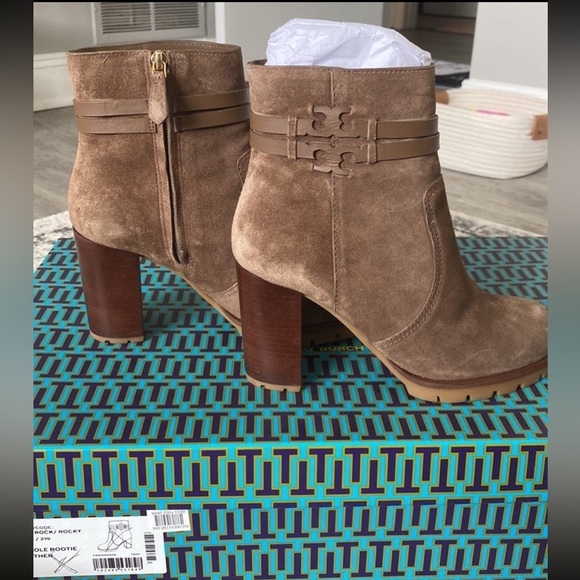 Tory Burch Leigh lug sole booties - Picture 4 of 7